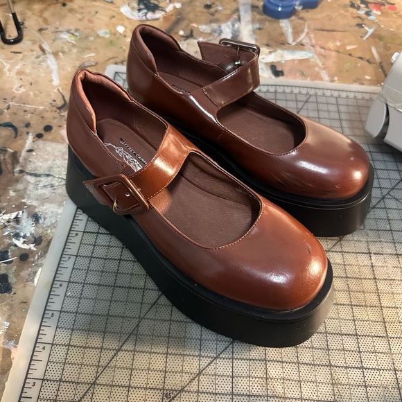 Free People Shoes - Women’s Platform Mary Jane Shoes - Jeffrey Campbell x Free People collection 7.5